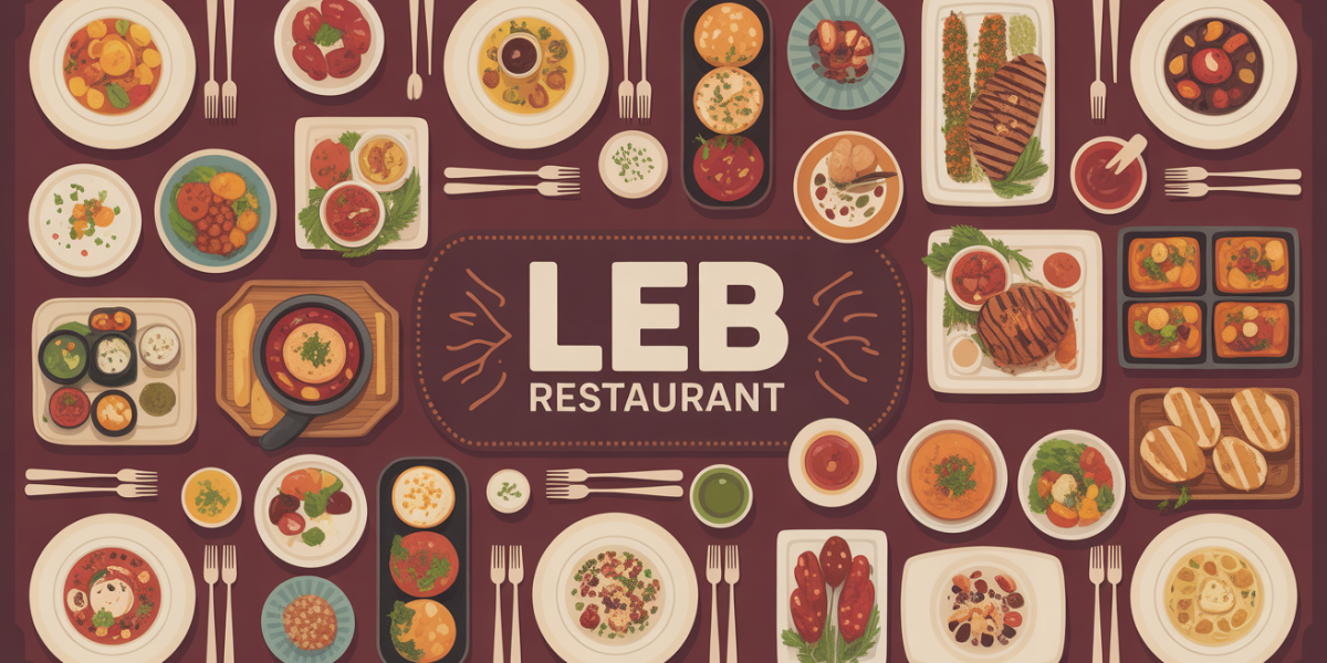 Grande table LEB restaurant avec mezze grillades desserts ambiance libanaise