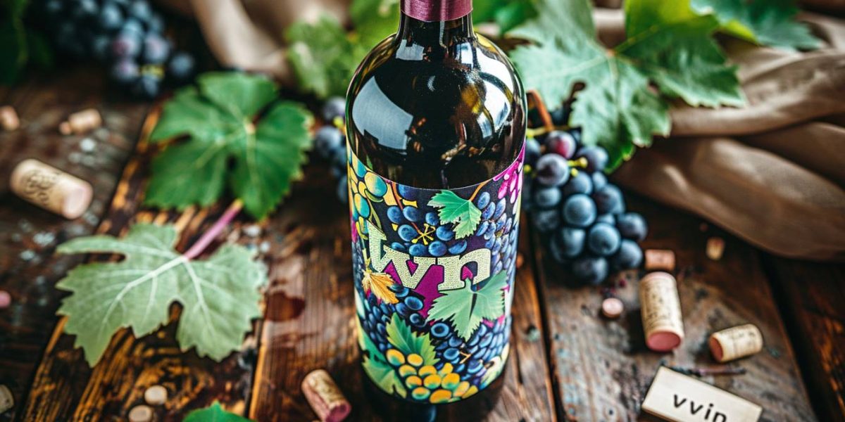 vin : bouteilles de vin avec différents cépages et étiquettes d'appellations