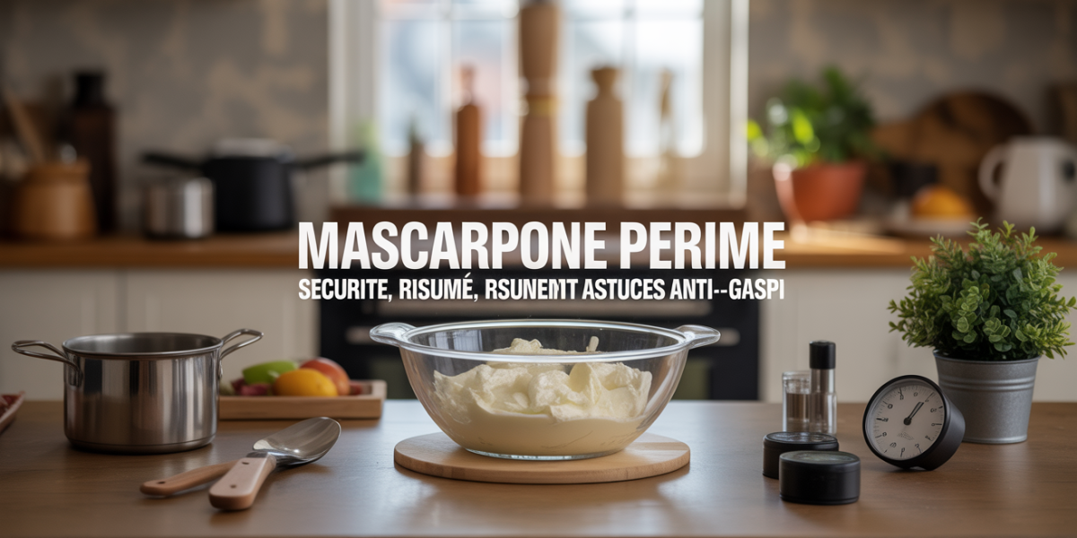 mascarpone perime sur table conseils securite et astuces