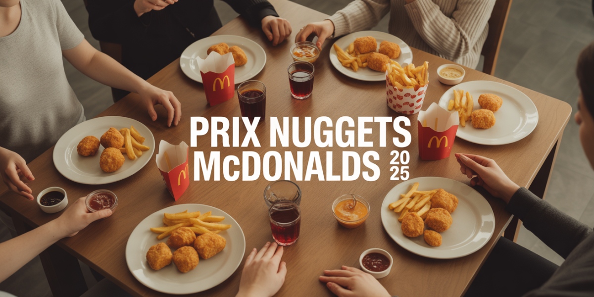 partage nuggets mcdonald's 2025 autour d'une table