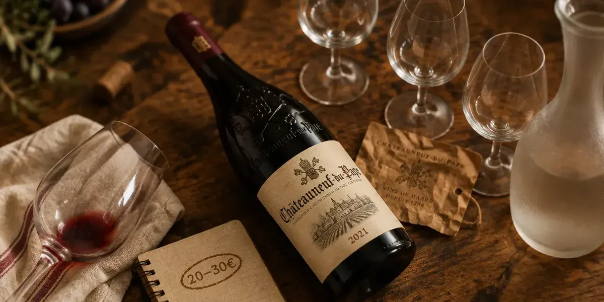 Prix du vin Châteauneuf-du-Pape : 20 à 30 € pour débuter