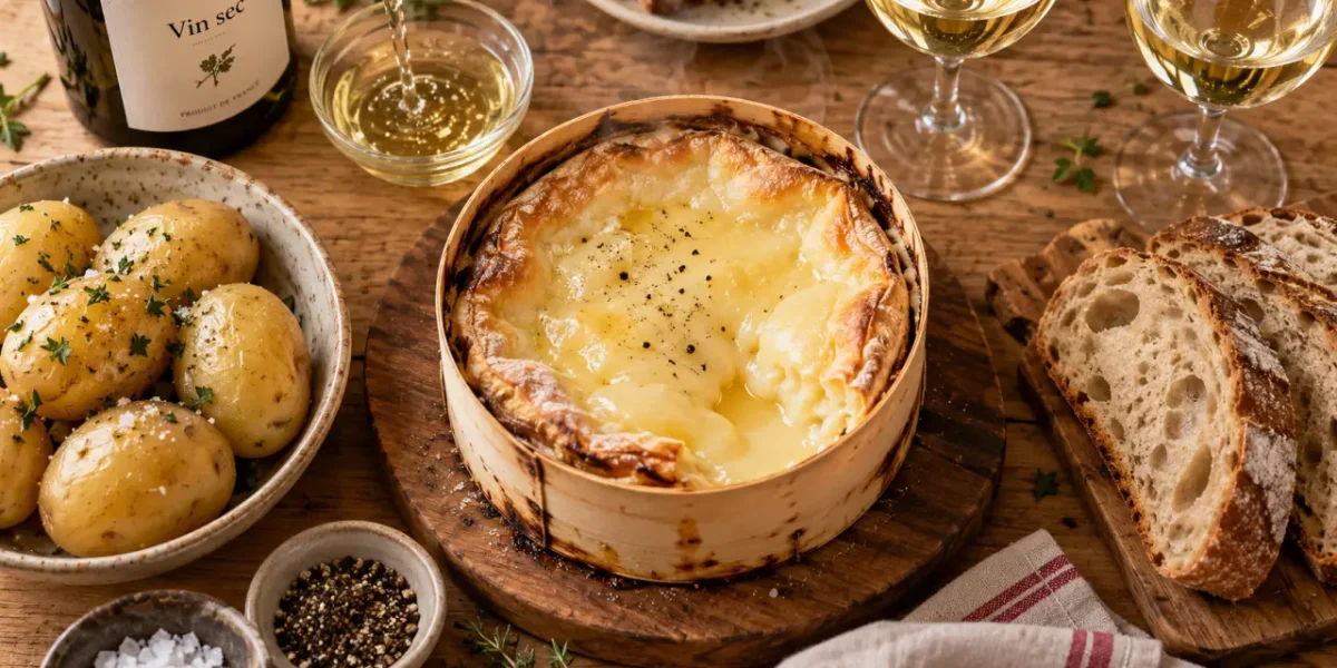 Quel vin avec mont d’or au four : vin blanc sec idéal