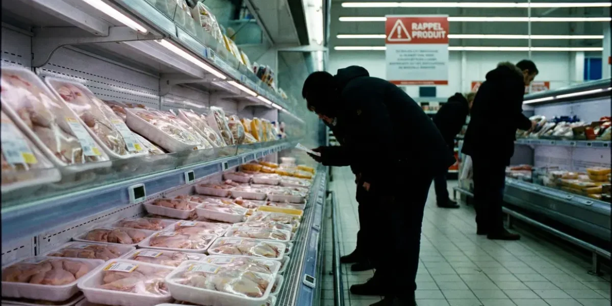 rappel de poulet salmonelle supermarché