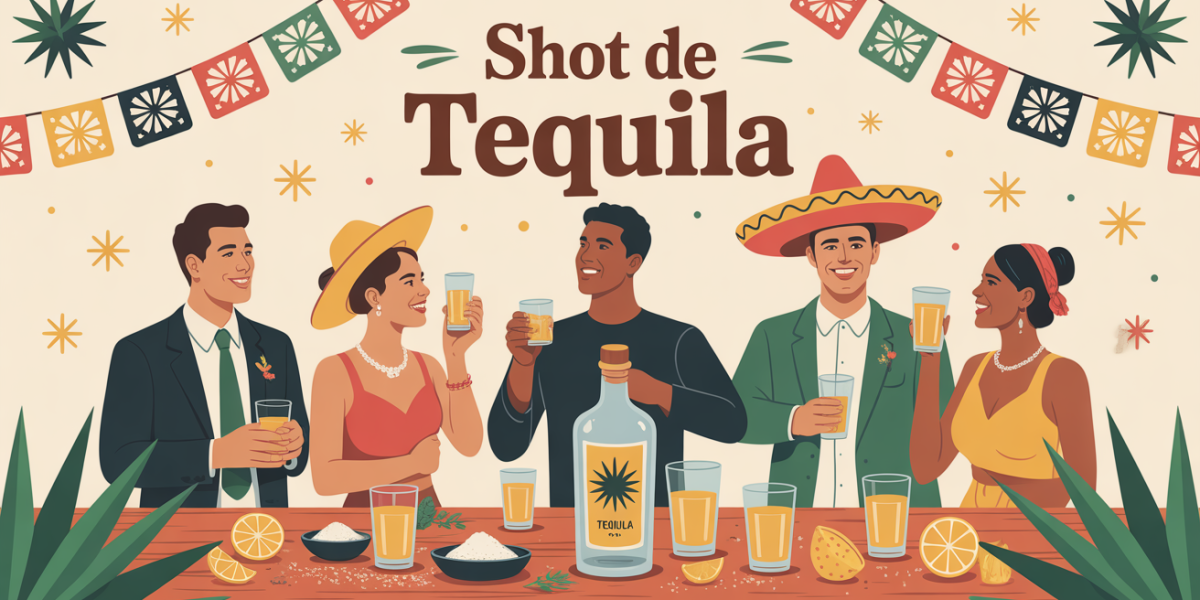 groupe fête shot de tequila mexique