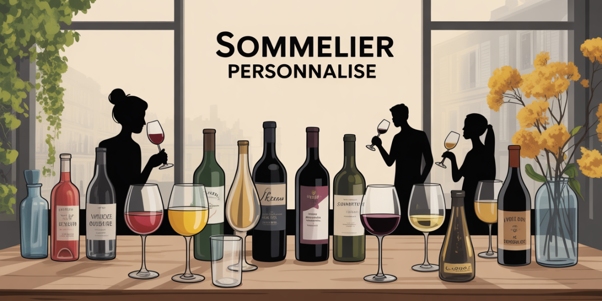 Grande table dégustation vin avec sommelier personnalisé, ambiance conviviale