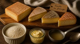 Taleggio équivalent français : Reblochon, Saint-Nectaire, Livarot