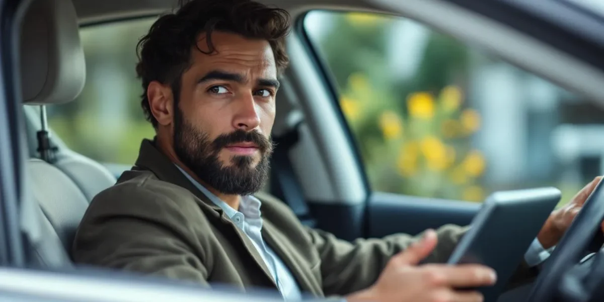 succès entrepreneurial : portrait inspirant de GMK avec voiture de luxe