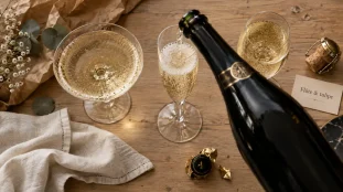 Verre a champagne : coupe, flûte et tulipe, bulles et arômes