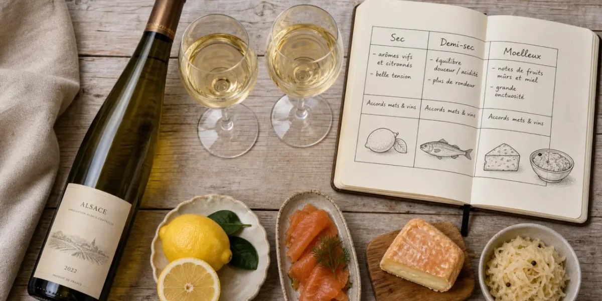 vin blanc alsace trop sucré : erreur à table