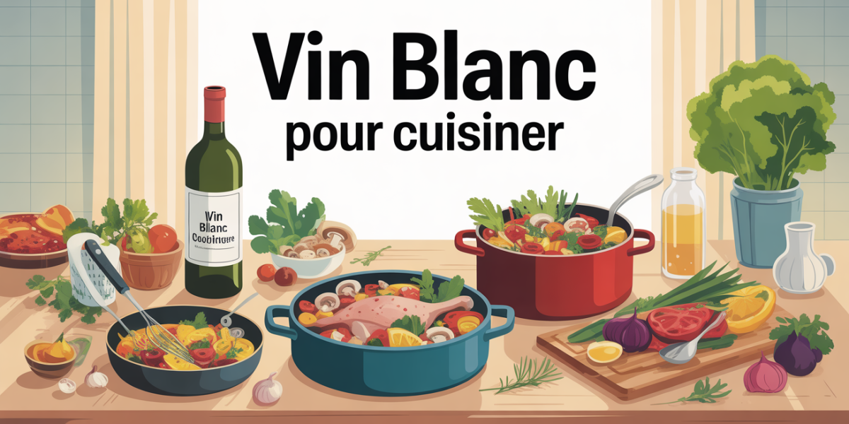vin blanc cuisine ingrédients table ambiance conviviale