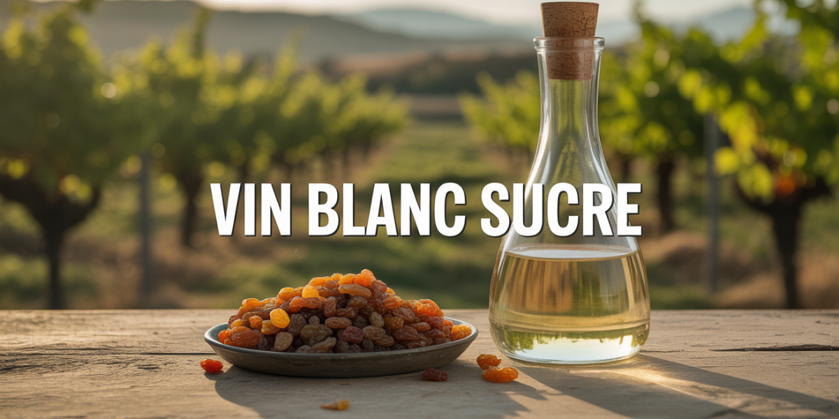 grappe raisins dorés carafe vin blanc vignoble