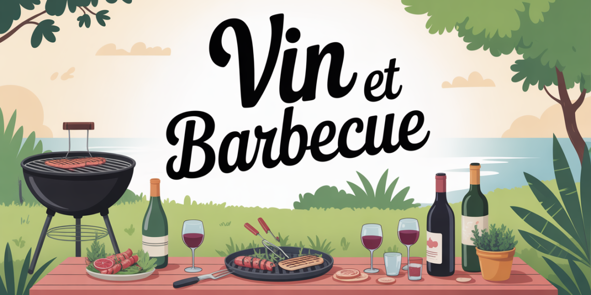 table barbecue été vin ambiance conviviale