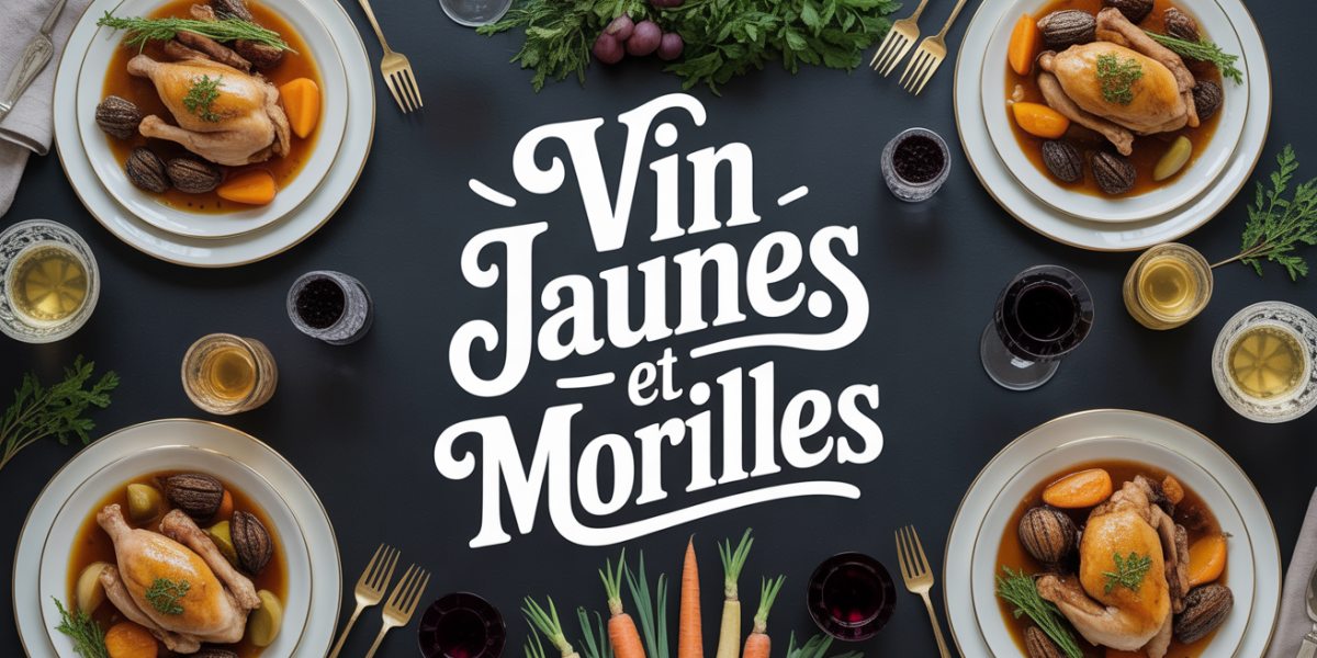 plat vin jaune morilles legumes carottes asperges pommes de terre poireaux