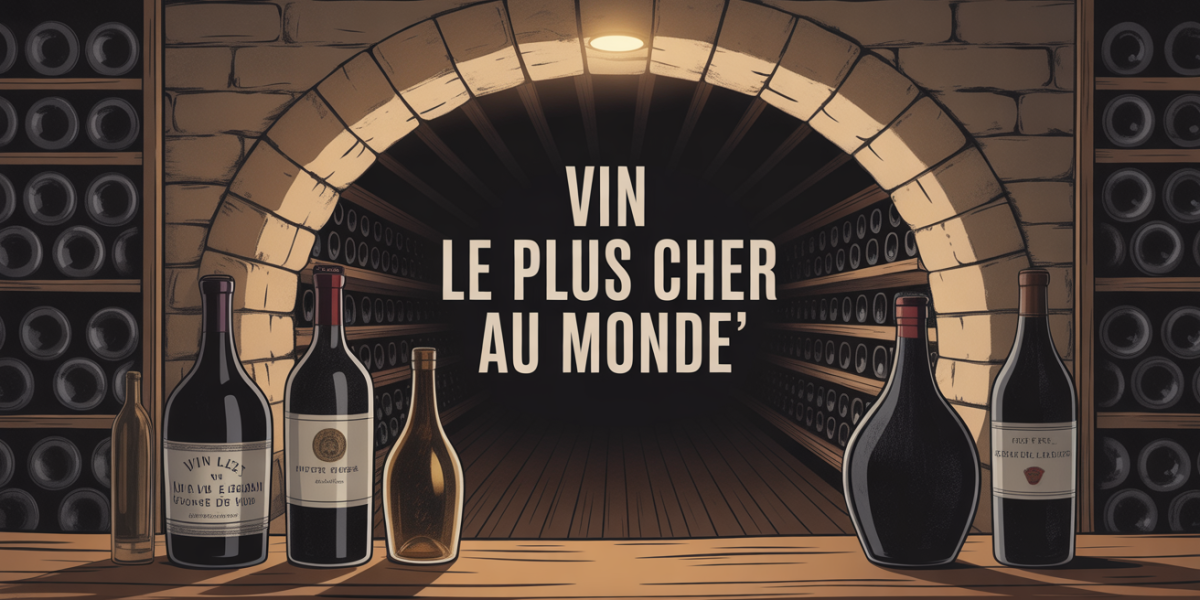 illustration cave luxueuse vin le plus cher au monde